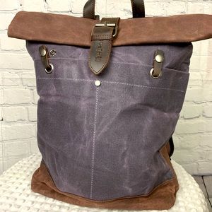 Canvas laptop backpack